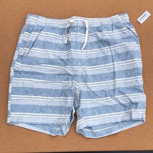 Linen-Blend Jogger Shorts 7-inch inseam